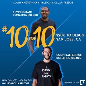 Colin Kaepernick x Kevin Durant #10for10